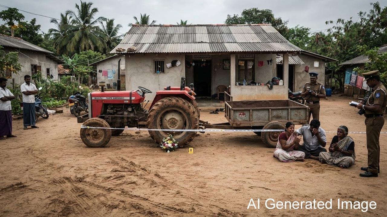 கிளிநொச்சியில் உழவு இயந்திரத்தில் சிக்கி 3 வயது குழந்தை உயிரிழப்பு