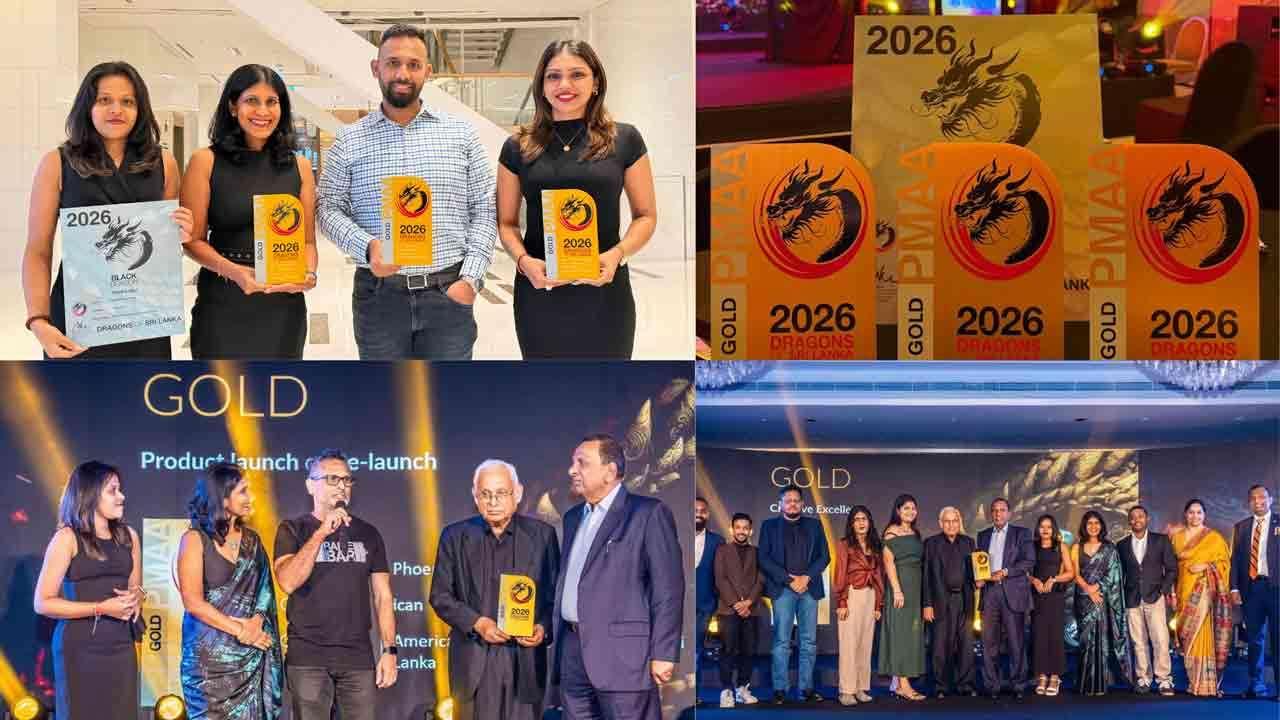 Dragons of Sri Lanka 2026 விருதுகள் வழங்கும் நிகழ்வில் American Premium Water தங்க விருதை சுவீகரிப்பு