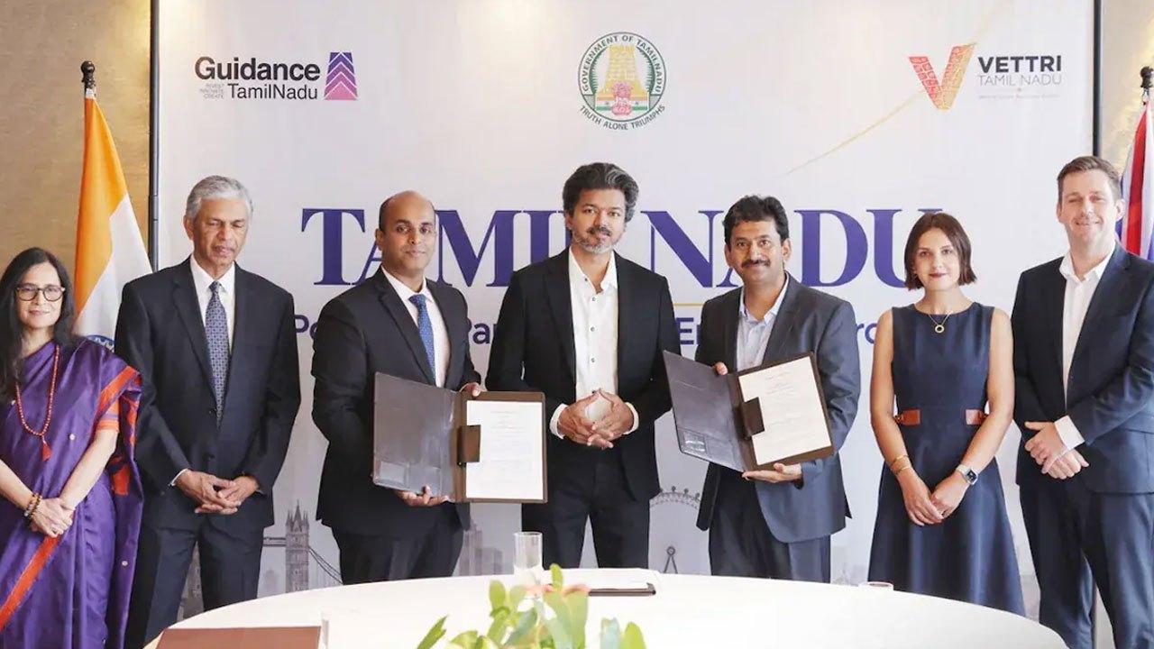 லண்டனில் தமிழக முதலமைச்சர் விஜய் தலைமையில் 11 ஆயிரம் கோடியில் புரிந்துணர்வு ஒப்பந்தம்!