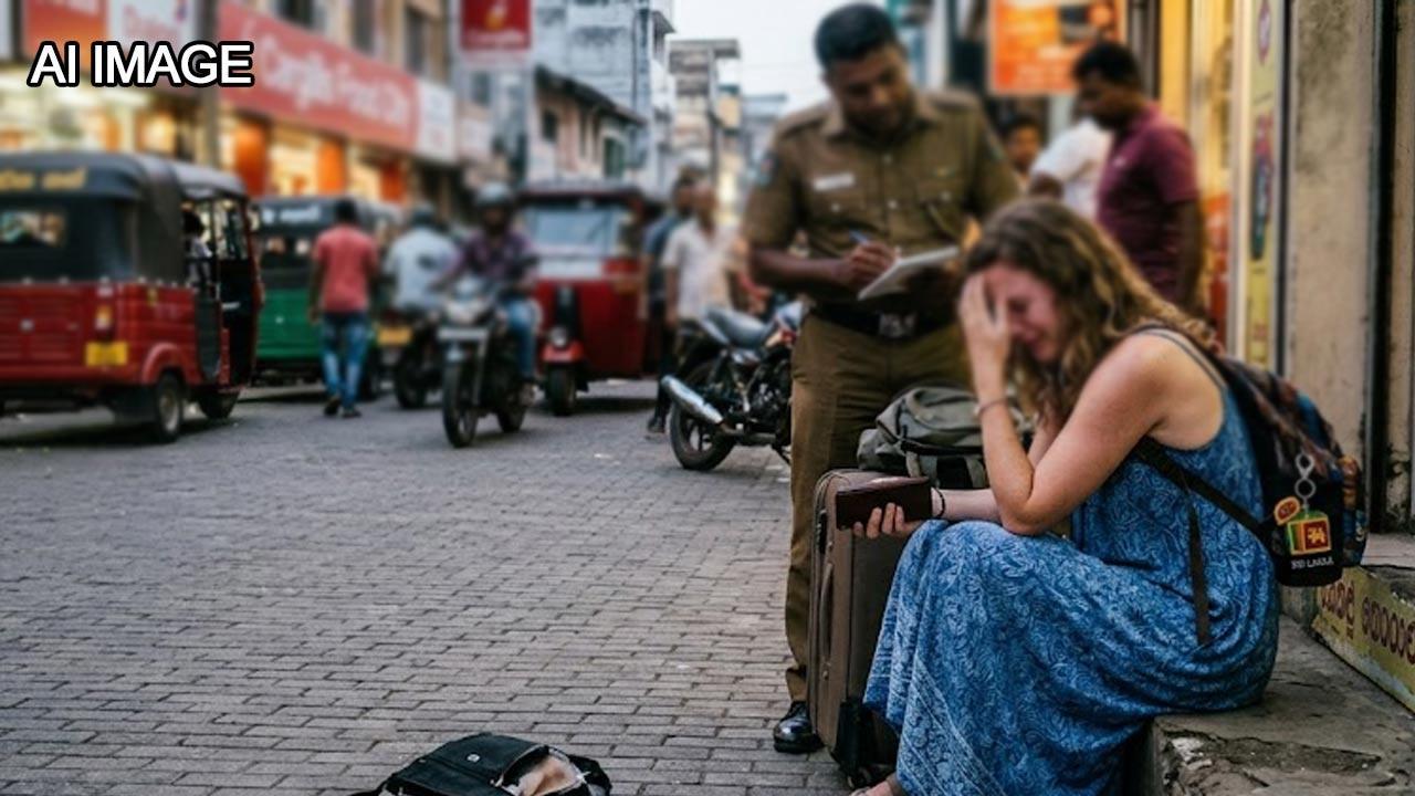 வெளிநாட்டு பயணியிடம் பணம், பொருட்கள் கொள்ளை!