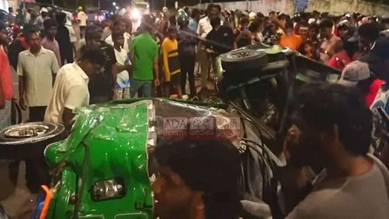 கொழும்பு மட்டக்குளியில் கோர விபத்து - இருவர் பலி