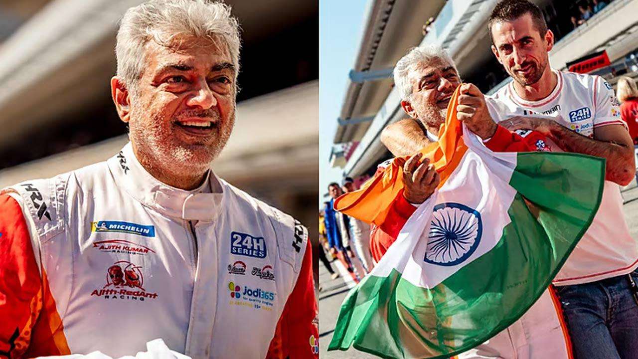 கார் பந்தயத்தில் 2 ஆவது இடம்பிடித்த அஜித் குமார் அணி!
