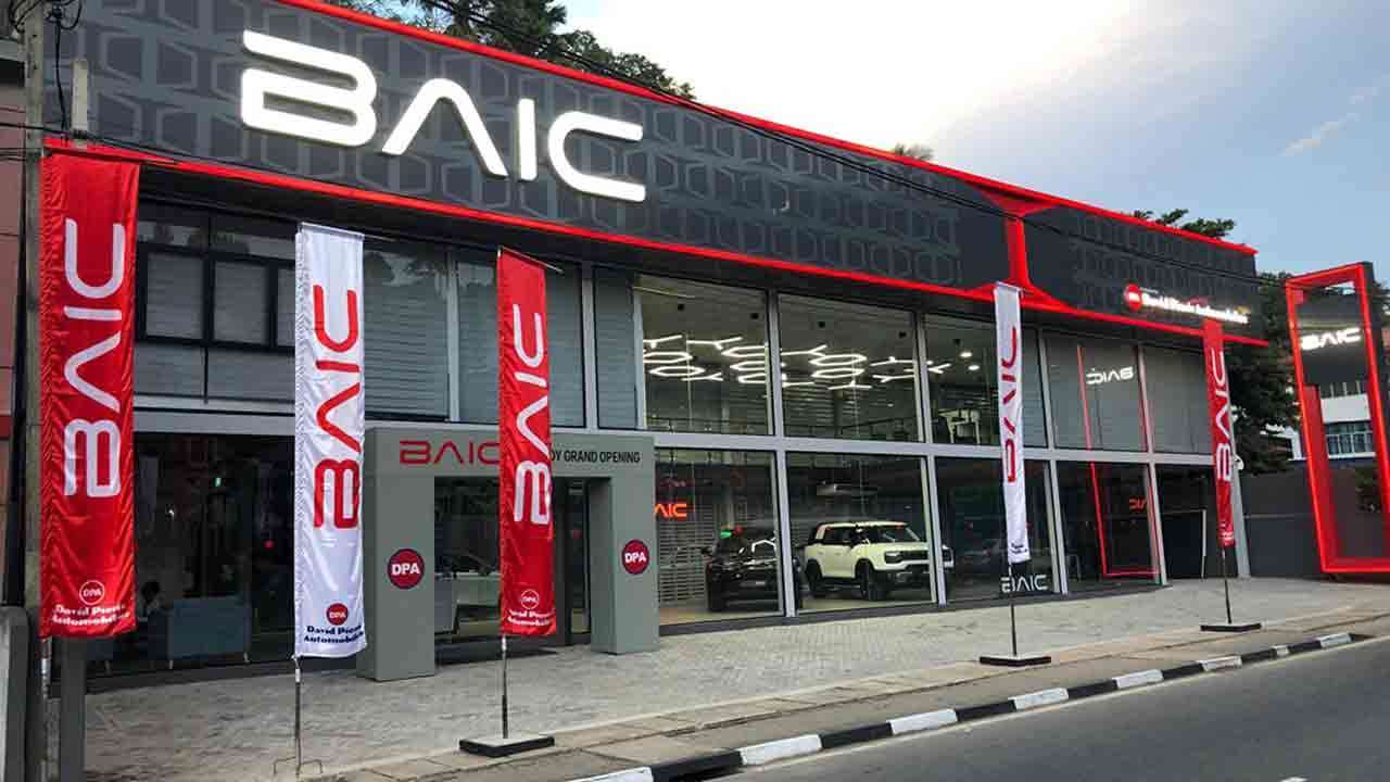 கண்டி நகரில் புதிய BAIC காட்சியறையை திறந்துள்ள David Pieris Automobiles
