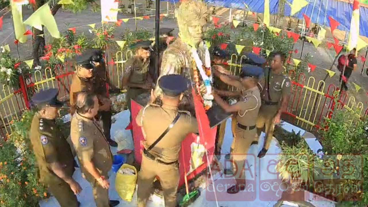 திலீபனின் உருவச் சிலை பொலிஸாரால் அகற்றம்