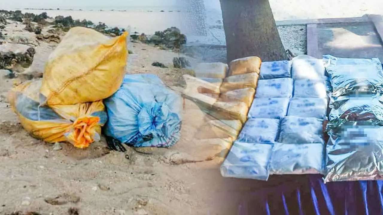 வடக்கு கடற்கரையில் பிடிபட்ட படகில் 'ஐஸ்' மற்றும் ஹெரோயின் போதைப்பொருட்கள்