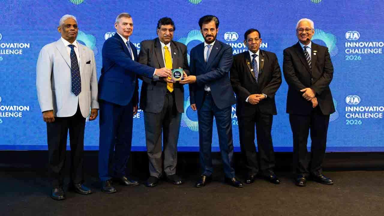 போக்குவரத்துக்கான உயிர்நாடி மற்றும் சூரிய சக்தியில் இயங்கும் பாதுகாவலர்: FIA புத்தாக்க சவால் 2026-இன் பிராந்தியம் II வெற்றியாளராக இலங்கை ஆட்டோமொபைல் ச