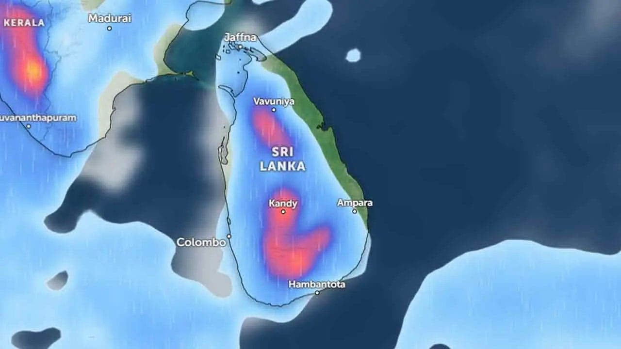 அடுத்த 36 மணித்தியாலங்களுக்கான வானிலை முன்னறிவிப்பு