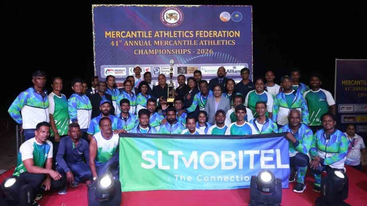SLT‑MOBITEL அணி 41ஆவது வருடாந்த மேர்கன்டைல் தடகள சம்பியன்ஷிப் 2026 போட்டிகளில் சிறப்பாக திறமைகளை வெளிப்படுத்தியது